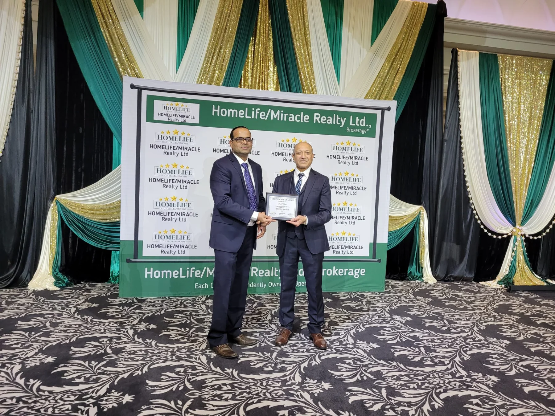 Sharif Khan professional recognition moment 2